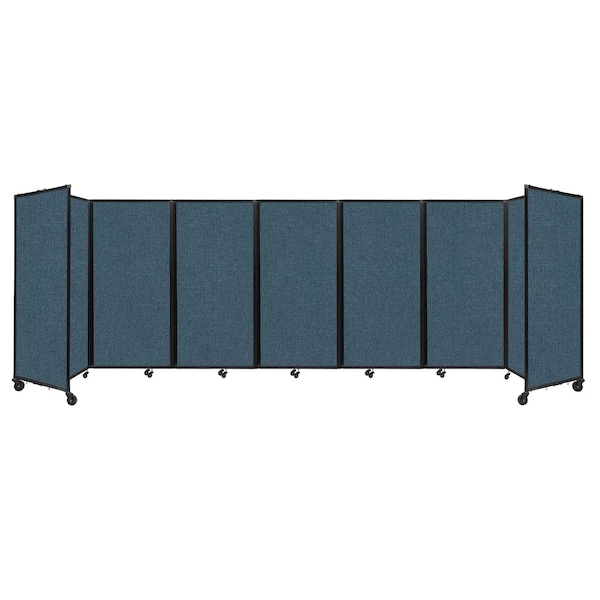 Versare Room Divider 360 Folding Portable Partition 19'6" x 6' Caribbean Fabric 1173517 - main